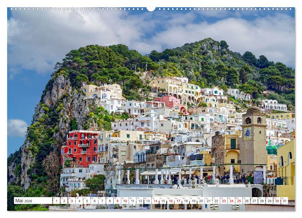 Italien - Inselparadiese von Capri bis Alicudi (CALVENDO Premium Wandkalender 2026)
