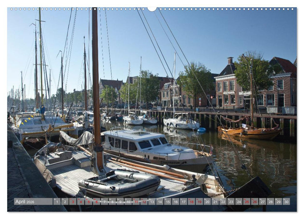 Hausbooturlaub Niederlande - Friesland und Groningen (CALVENDO Wandkalender 2026)