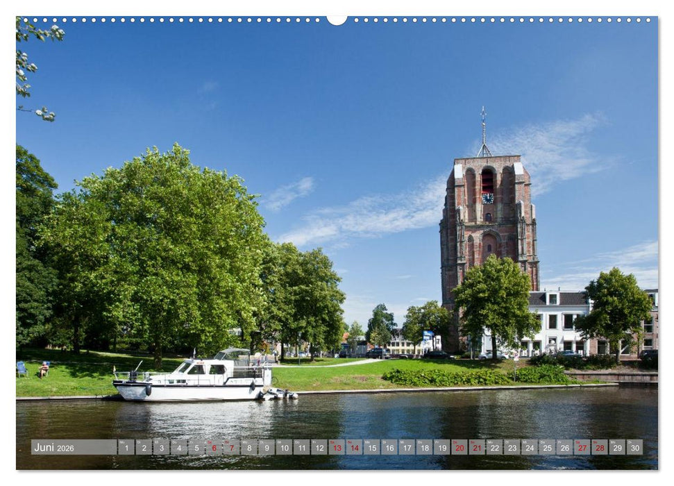 Hausbooturlaub Niederlande - Friesland und Groningen (CALVENDO Wandkalender 2026)