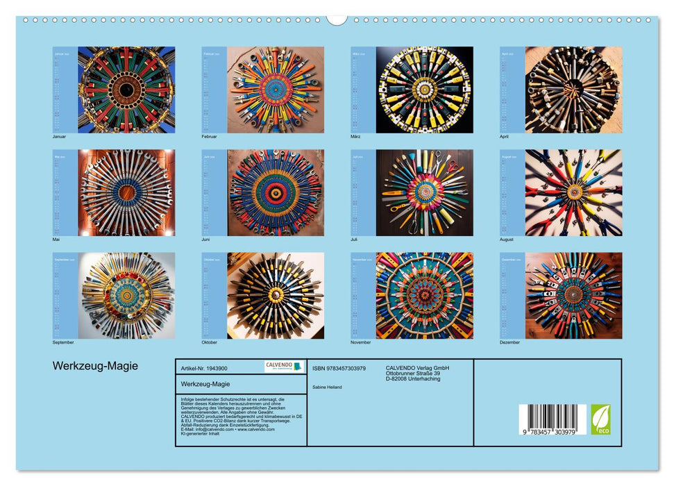 Werkzeug-Magie (CALVENDO Premium Wandkalender 2026)