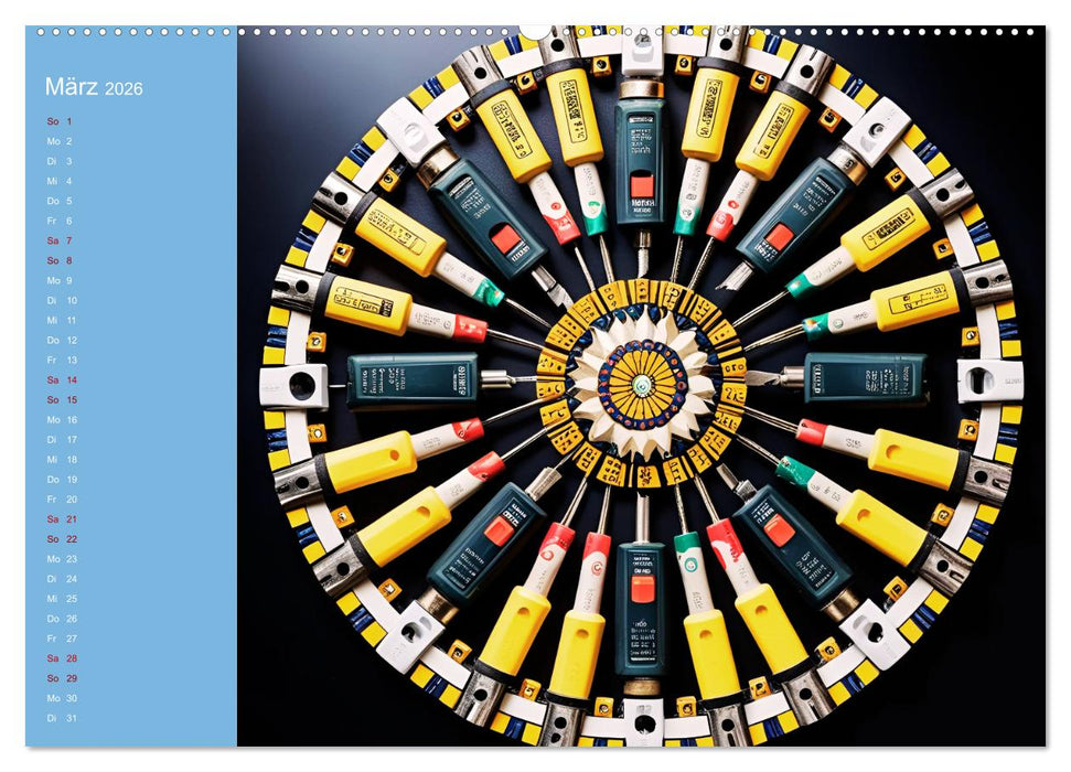 Werkzeug-Magie (CALVENDO Premium Wandkalender 2026)