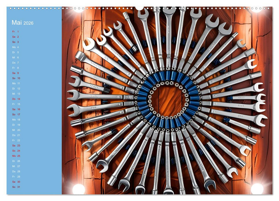 Werkzeug-Magie (CALVENDO Premium Wandkalender 2026)