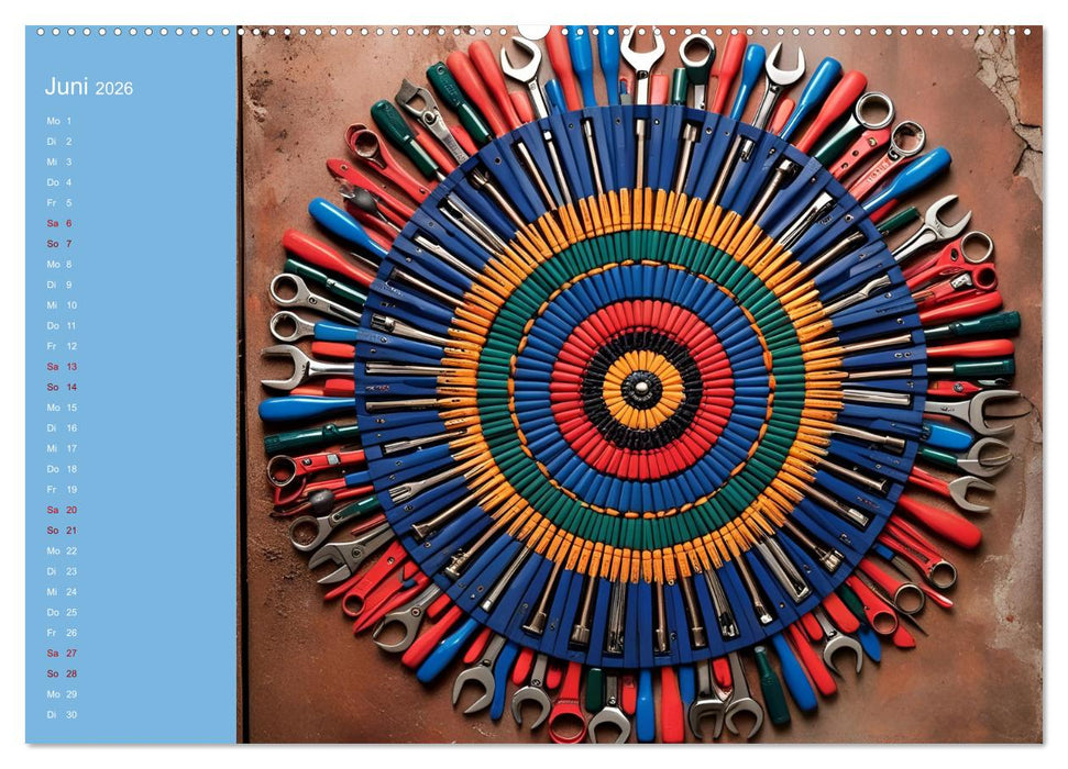 Werkzeug-Magie (CALVENDO Premium Wandkalender 2026)