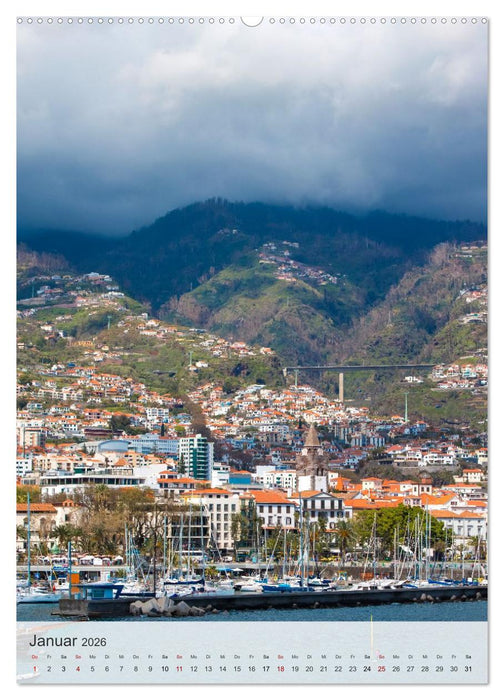 Madeira - Natur und Geschichte (CALVENDO Premium Wandkalender 2026)