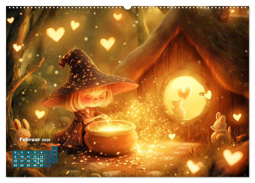 Zauber zur Mitternacht (CALVENDO Premium Wandkalender 2026)