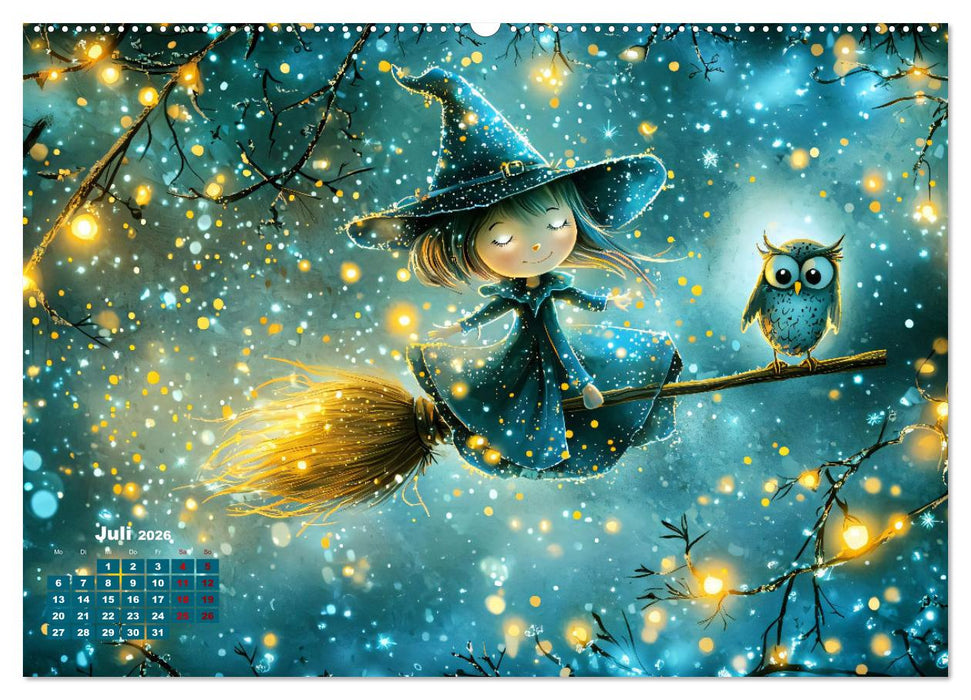 Zauber zur Mitternacht (CALVENDO Premium Wandkalender 2026)