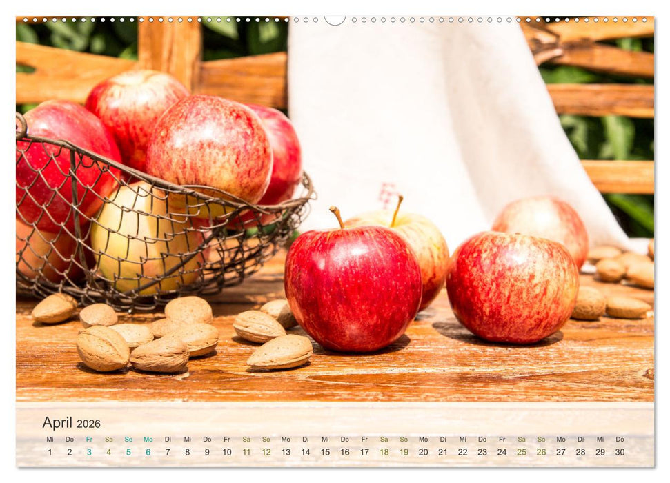 ApfelZEIT - Natürlich köstlich (CALVENDO Wandkalender 2026)