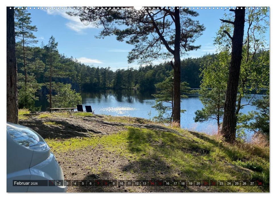Wandern in Schweden - Einladung in die Natur (CALVENDO Premium Wandkalender 2026)