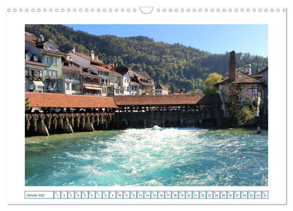 Schweizer Städte (CALVENDO Wandkalender 2026)