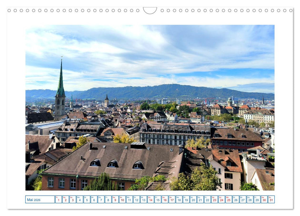 Schweizer Städte (CALVENDO Wandkalender 2026)