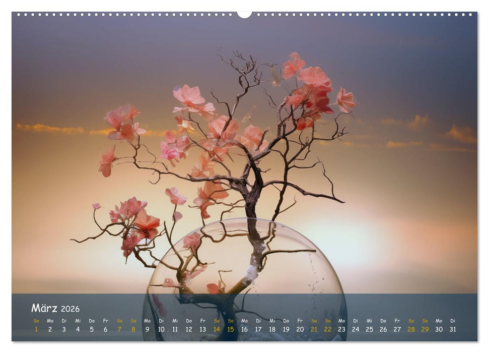 Exotische Pflanzen Close-up (CALVENDO Wandkalender 2026)