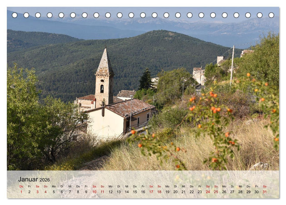 Abruzzen - wild und romantisch (CALVENDO Wandkalender 2026)
