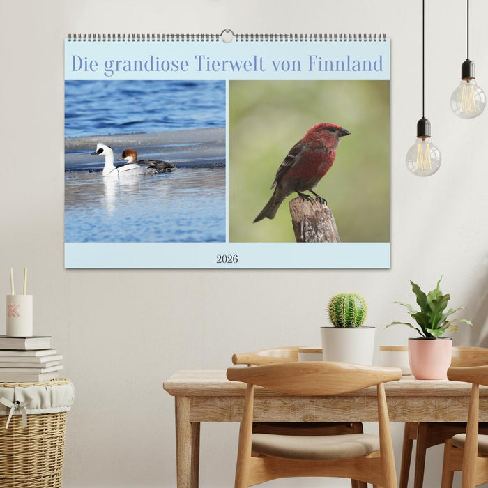 Die grandiose Tierwelt von Finnland (CALVENDO Wandkalender 2026)
