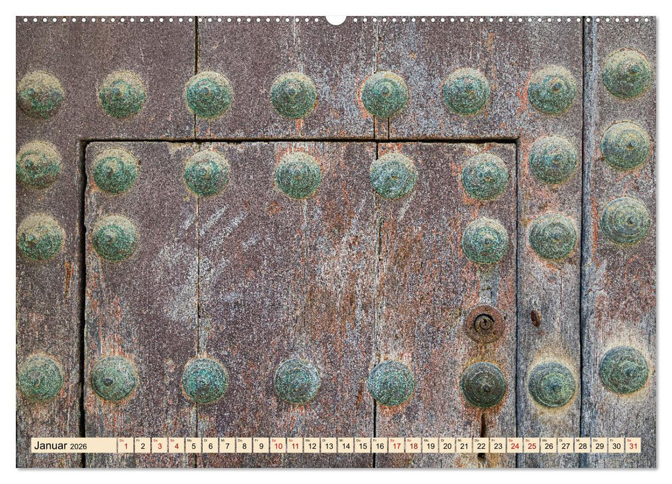 Andalusische Türen (CALVENDO Wandkalender 2026)