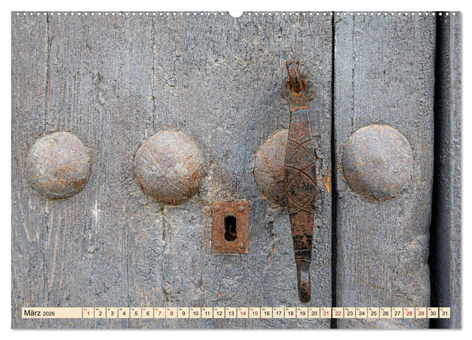 Andalusische Türen (CALVENDO Wandkalender 2026)