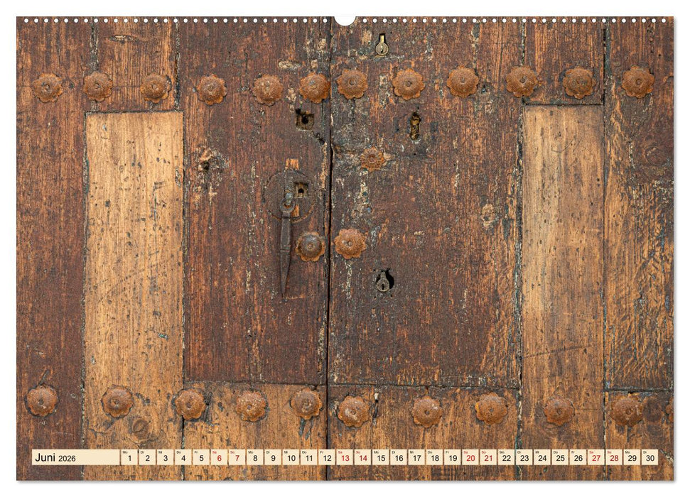 Andalusische Türen (CALVENDO Wandkalender 2026)