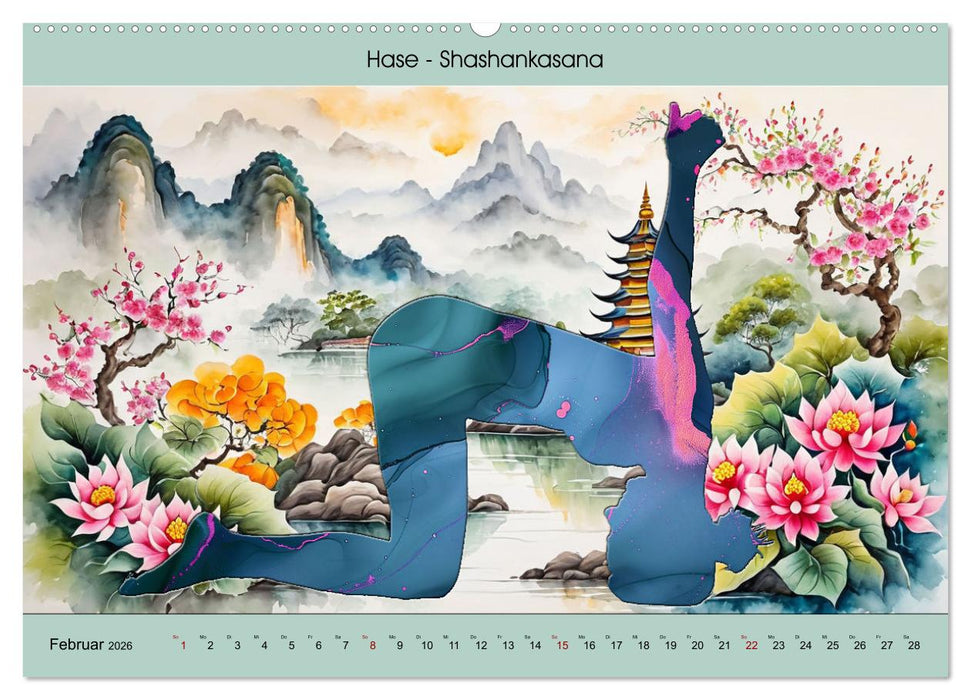 YOGA - Harmonie von Körper, Geist und Seele (CALVENDO Wandkalender 2026)