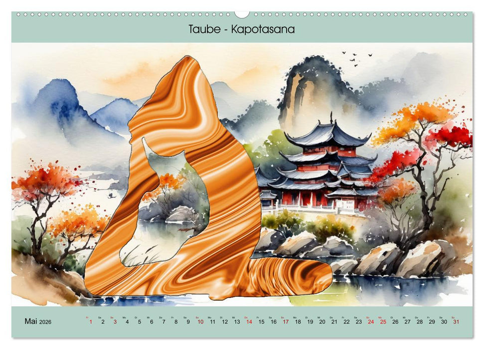 YOGA - Harmonie von Körper, Geist und Seele (CALVENDO Wandkalender 2026)