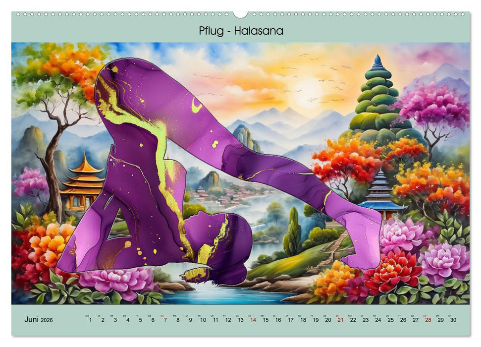 YOGA - Harmonie von Körper, Geist und Seele (CALVENDO Wandkalender 2026)