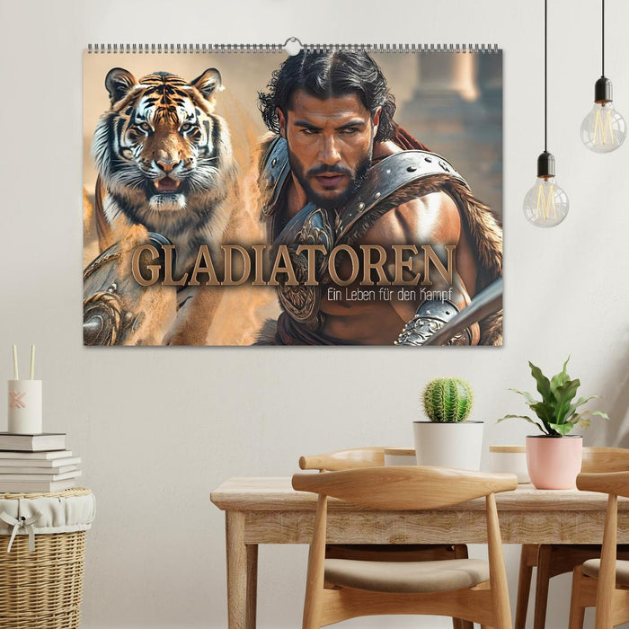 Gladiatoren - ein Leben für den Kampf (CALVENDO Wandkalender 2026)