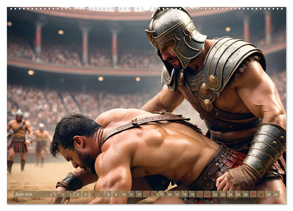 Gladiatoren - ein Leben für den Kampf (CALVENDO Wandkalender 2026)