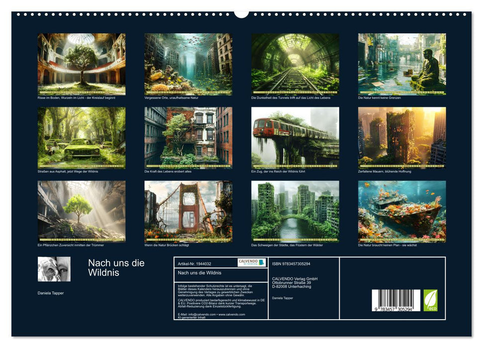 Nach uns die Wildnis (CALVENDO Premium Wandkalender 2026)
