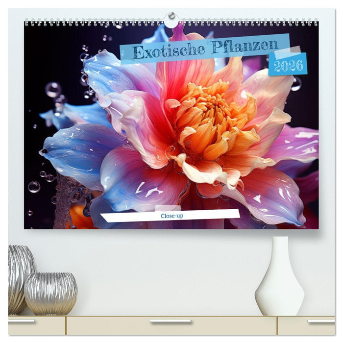 Exotische Pflanzen Close-up (CALVENDO Premium Wandkalender 2026)