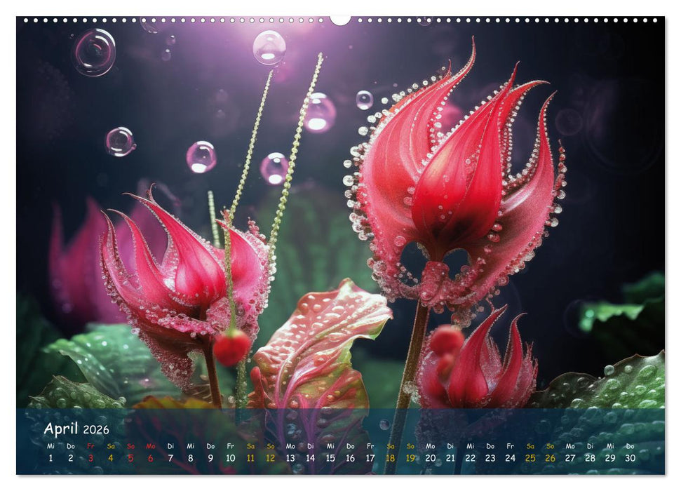 Exotische Pflanzen Close-up (CALVENDO Premium Wandkalender 2026)