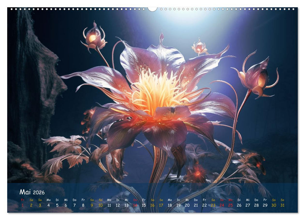 Exotische Pflanzen Close-up (CALVENDO Premium Wandkalender 2026)
