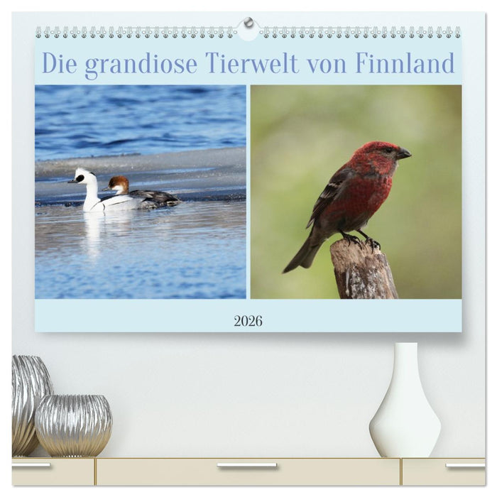 Die grandiose Tierwelt von Finnland (CALVENDO Premium Wandkalender 2026)