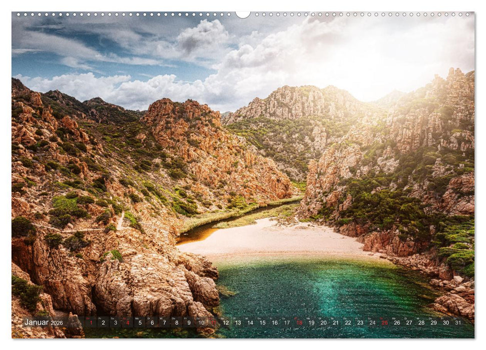 Sardinien - Karibik des Mittelmeers (CALVENDO Premium Wandkalender 2026)