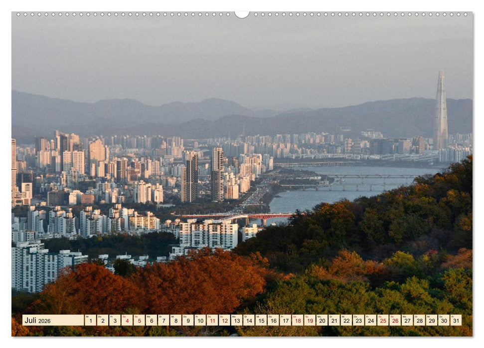 Südkoreas Herbstfärbung (CALVENDO Premium Wandkalender 2026)