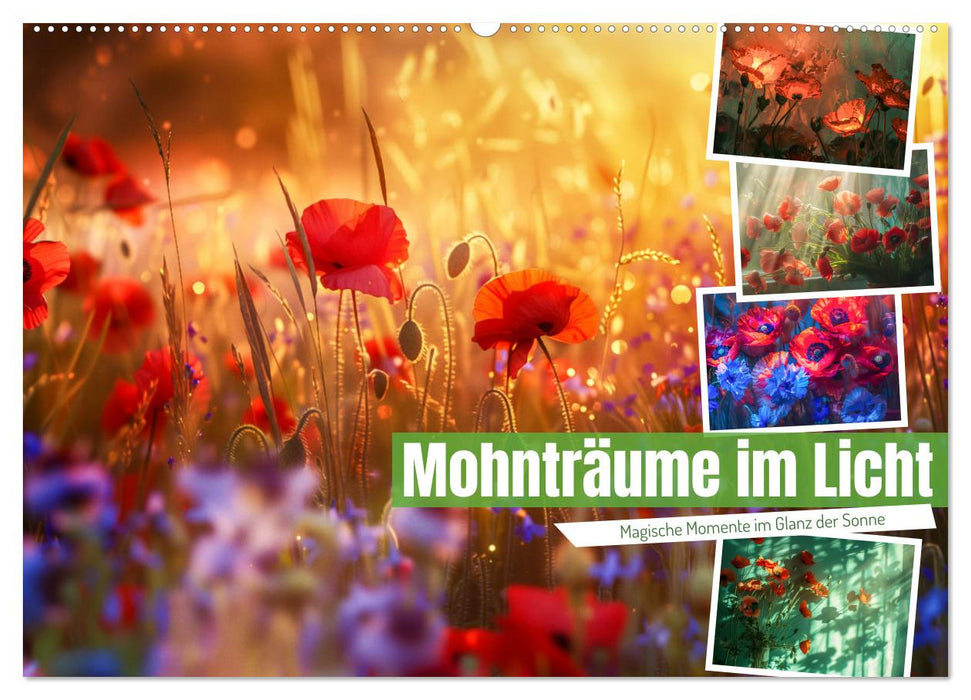 Mohnträume im Licht (CALVENDO Wandkalender 2026)
