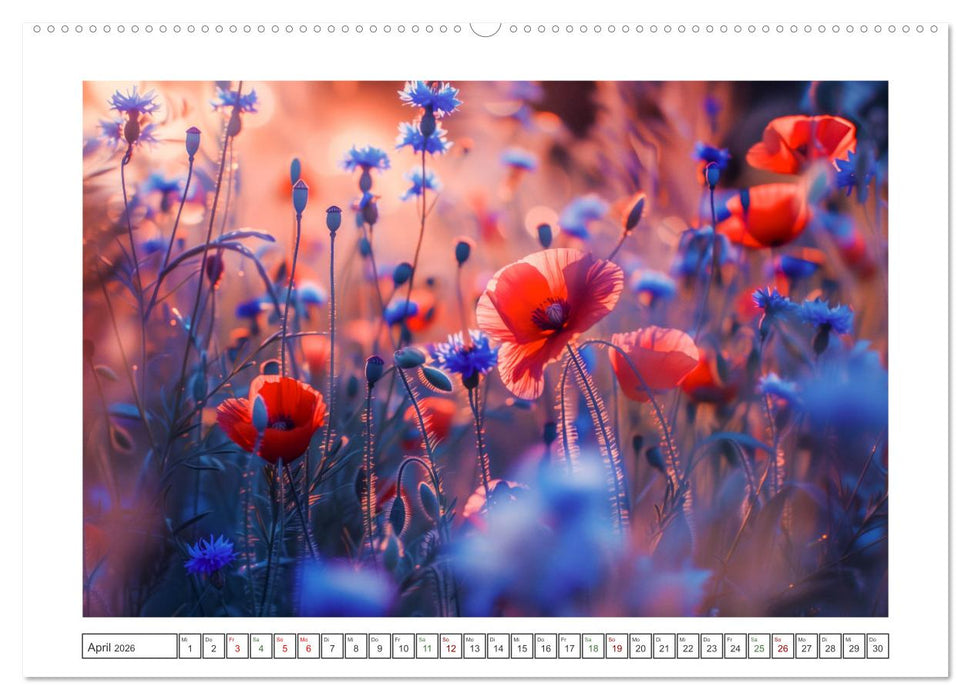 Mohnträume im Licht (CALVENDO Wandkalender 2026)