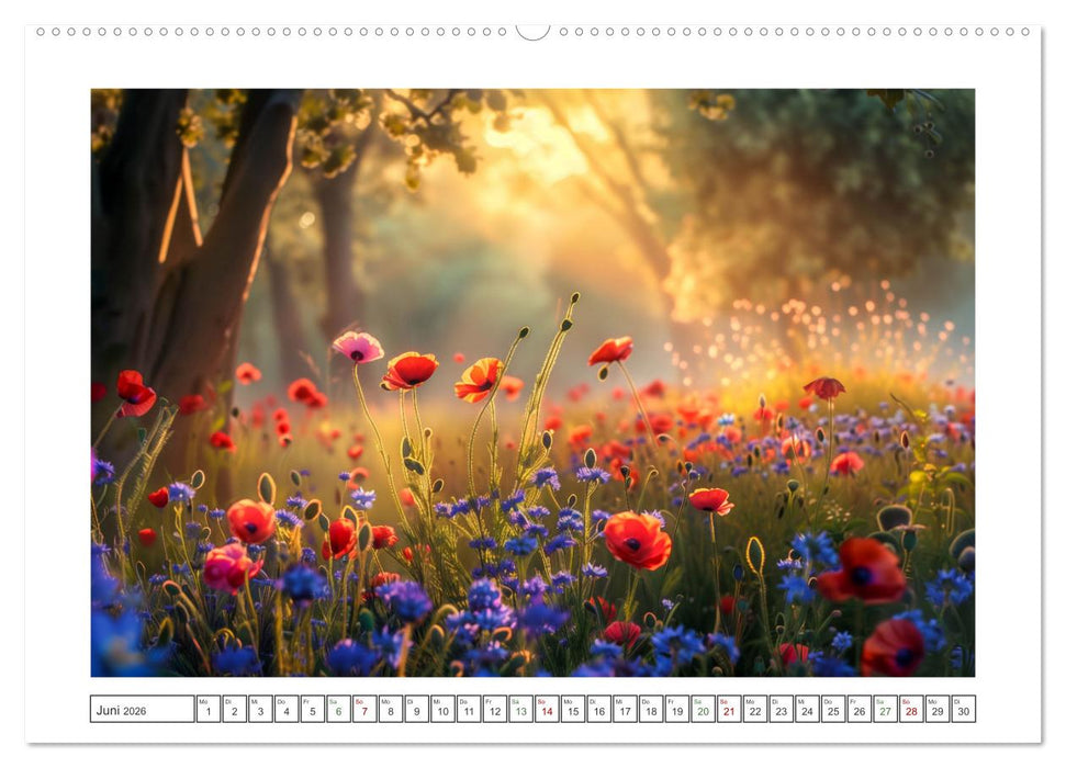 Mohnträume im Licht (CALVENDO Wandkalender 2026)
