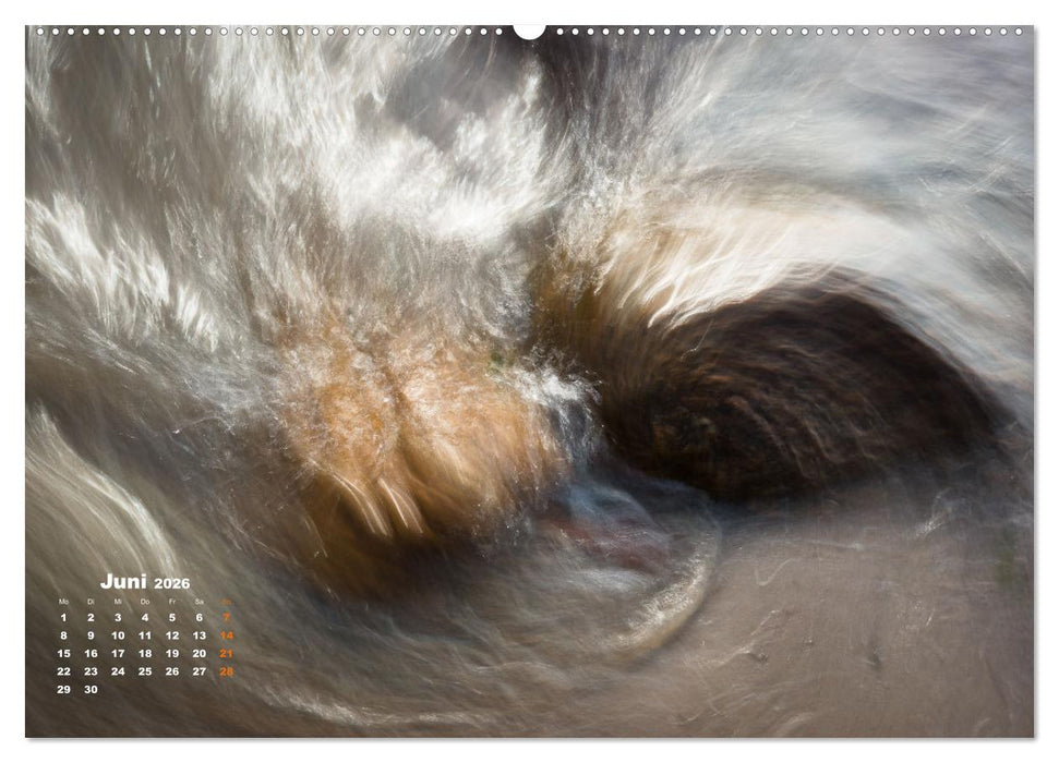 ... wie kleine Wellen tanzen ... (CALVENDO Premium Wandkalender 2026)