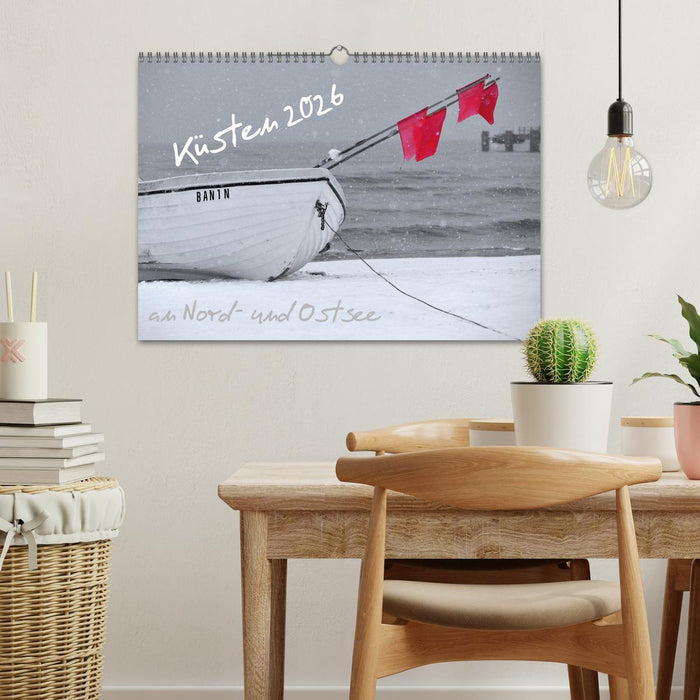 Küsten an Nord- und Ostsee (CALVENDO Wandkalender 2026)