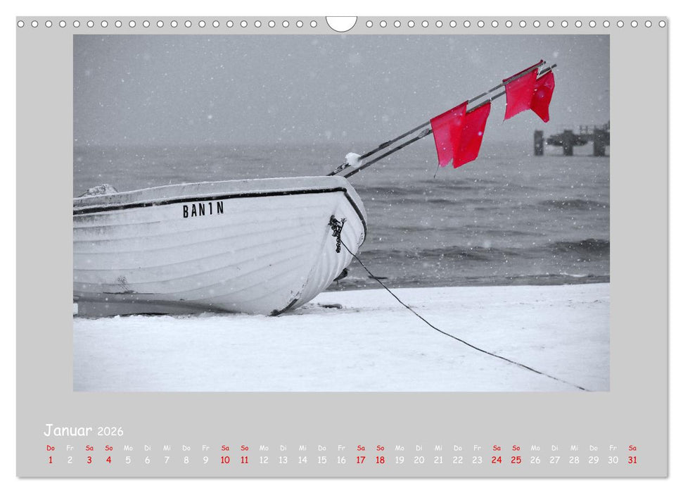 Küsten an Nord- und Ostsee (CALVENDO Wandkalender 2026)