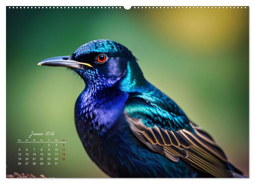 Afrikas vielfältige Vogelwelt (CALVENDO Wandkalender 2026)