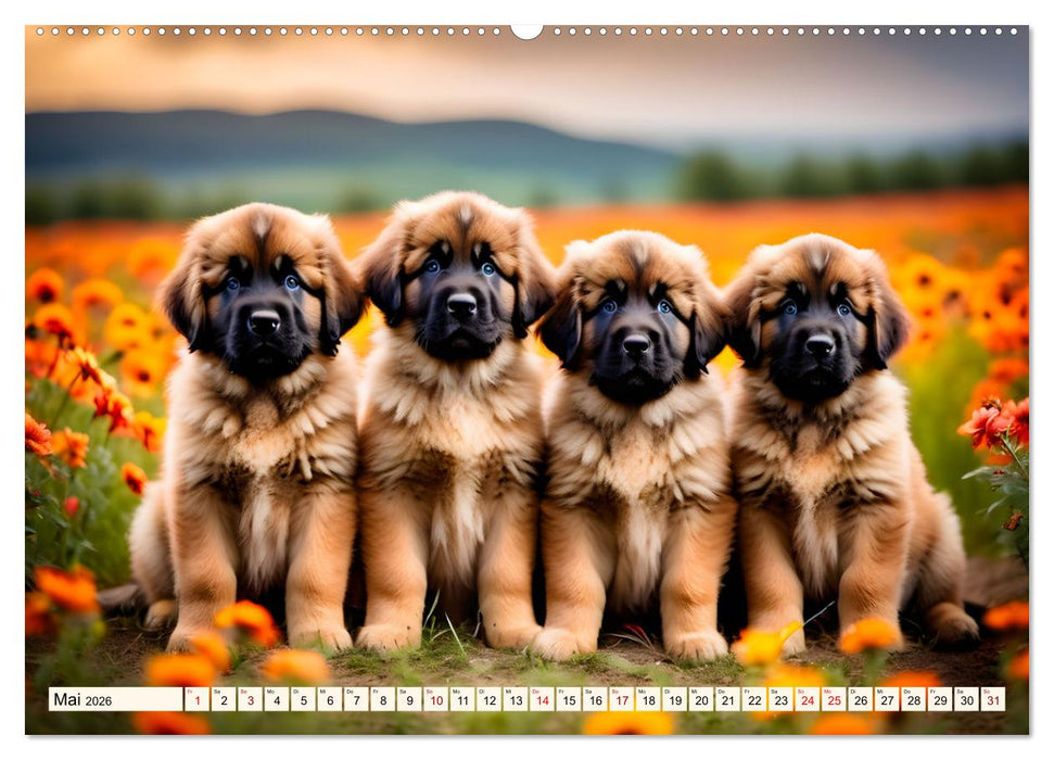 Leonberger - der zahme Löwe (CALVENDO Premium Wandkalender 2026)