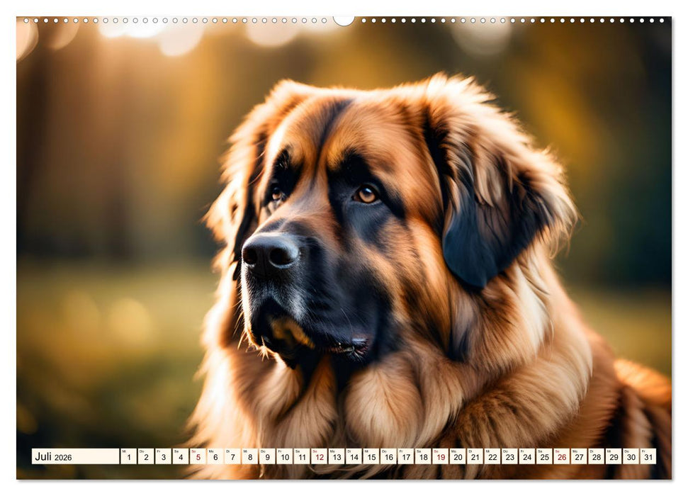 Leonberger - der zahme Löwe (CALVENDO Premium Wandkalender 2026)