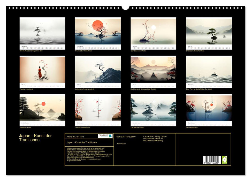 Japan - Kunst der Traditionen (CALVENDO Wandkalender 2026)