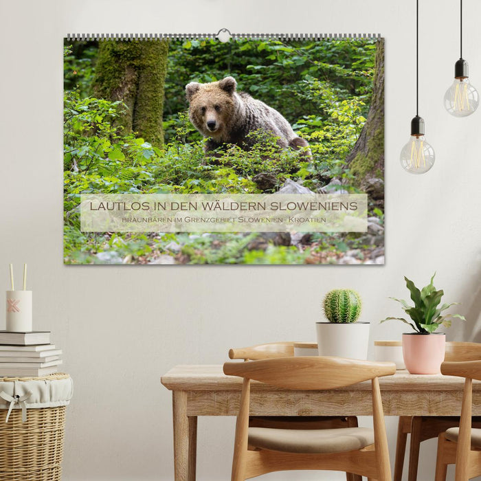 Lautlos in den Wäldern Sloweniens (CALVENDO Wandkalender 2026)