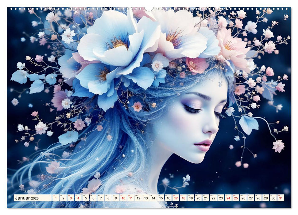 Florale Verwandlung (CALVENDO Wandkalender 2026)