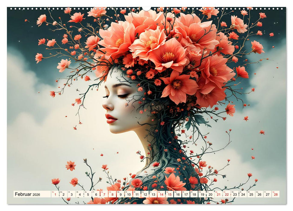 Florale Verwandlung (CALVENDO Wandkalender 2026)