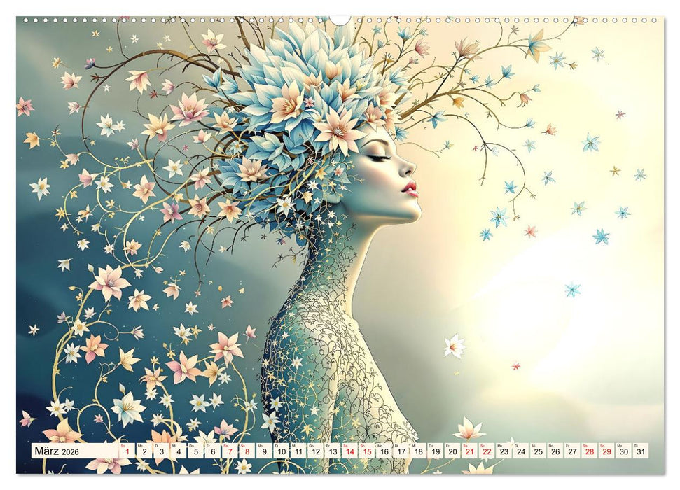 Florale Verwandlung (CALVENDO Wandkalender 2026)