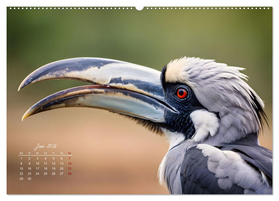 Afrikas vielfältige Vogelwelt (CALVENDO Premium Wandkalender 2026)