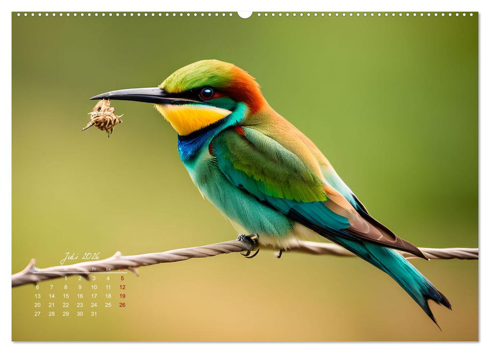 Afrikas vielfältige Vogelwelt (CALVENDO Premium Wandkalender 2026)