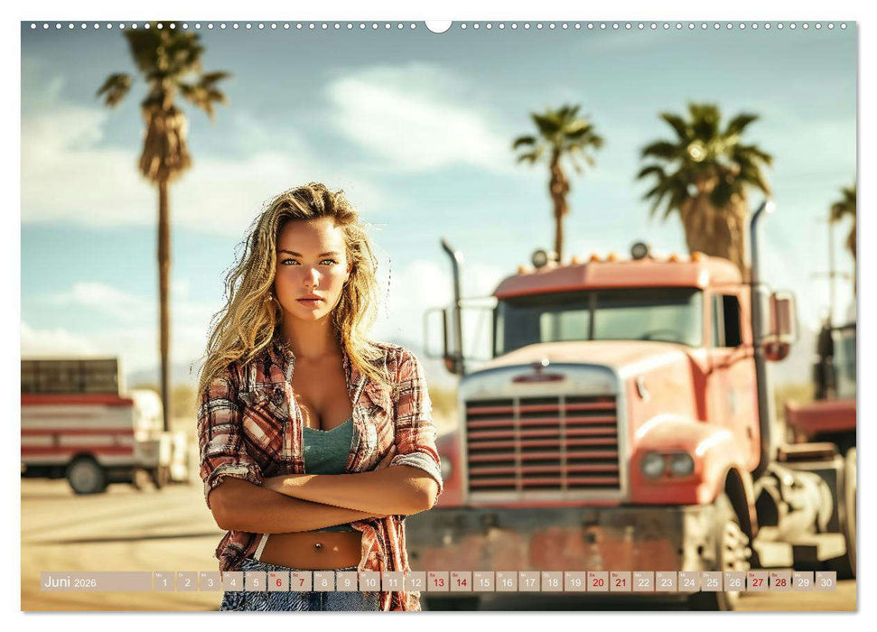 Sexy Trucker Girls (CALVENDO Wandkalender 2026)