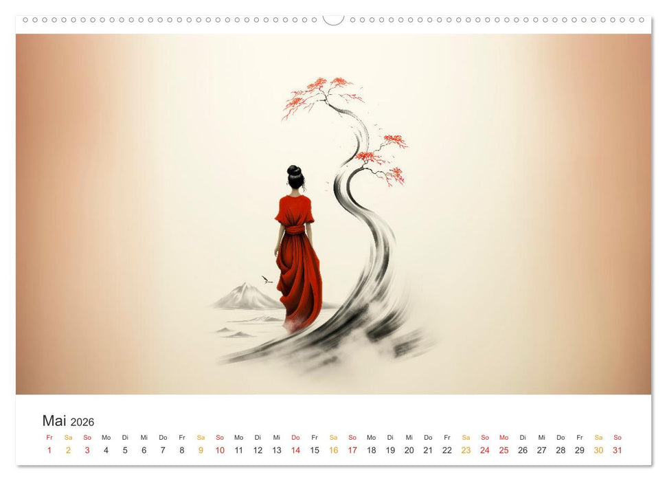 Japan - Kunst der Traditionen (CALVENDO Premium Wandkalender 2026)